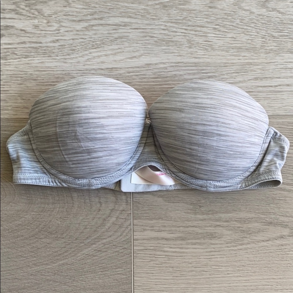 Pink by Victoria Secret strapless push up bra
